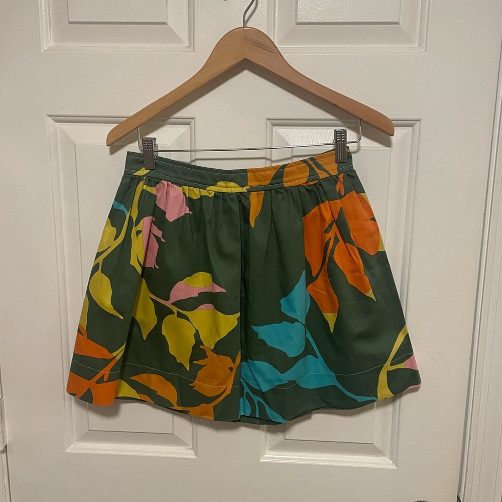Emily N. McLaughlin Printed Mini Skirt